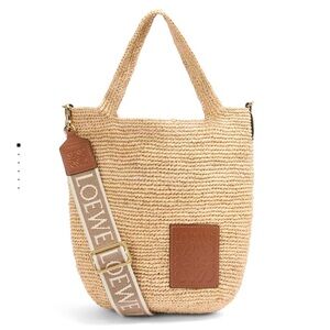 *ISO* Loewe slit bag raffia